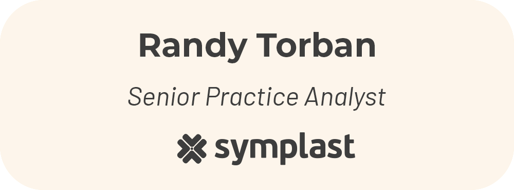 Co-host Randy Torban, Senior Practice Analyst at Symplast