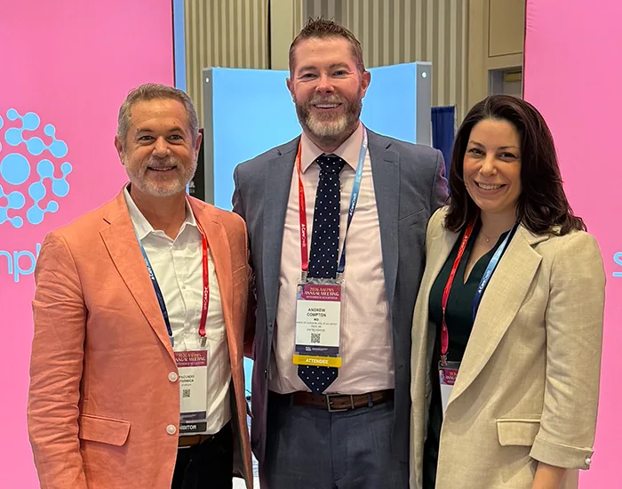 Symplast customers at the AAFPRS 2026 booth