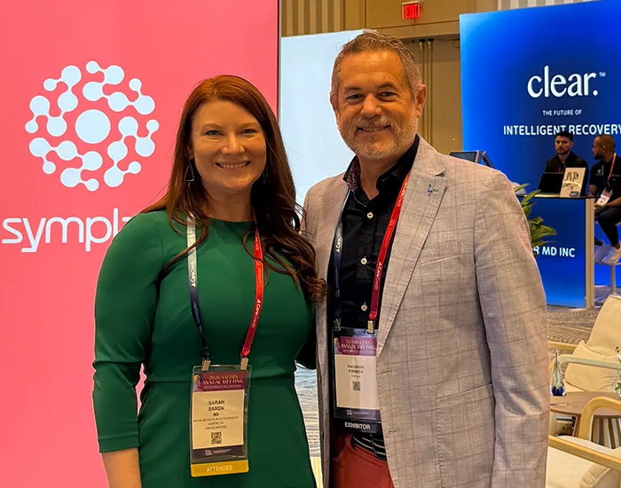 Symplast customers at the AAFPRS 2026 booth